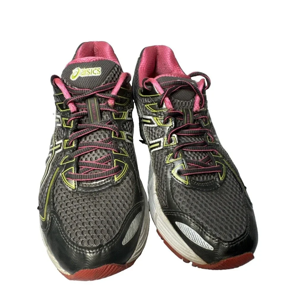 ASICS Gel GT-2170 Women’s Size 7.5 Gray Pink Lime Running Shoes T256N